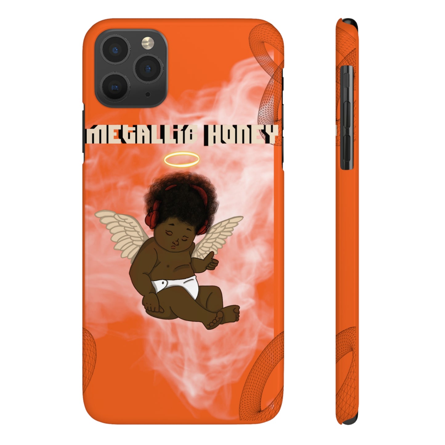 Metallic Cloud Case (Orange) iphone 11