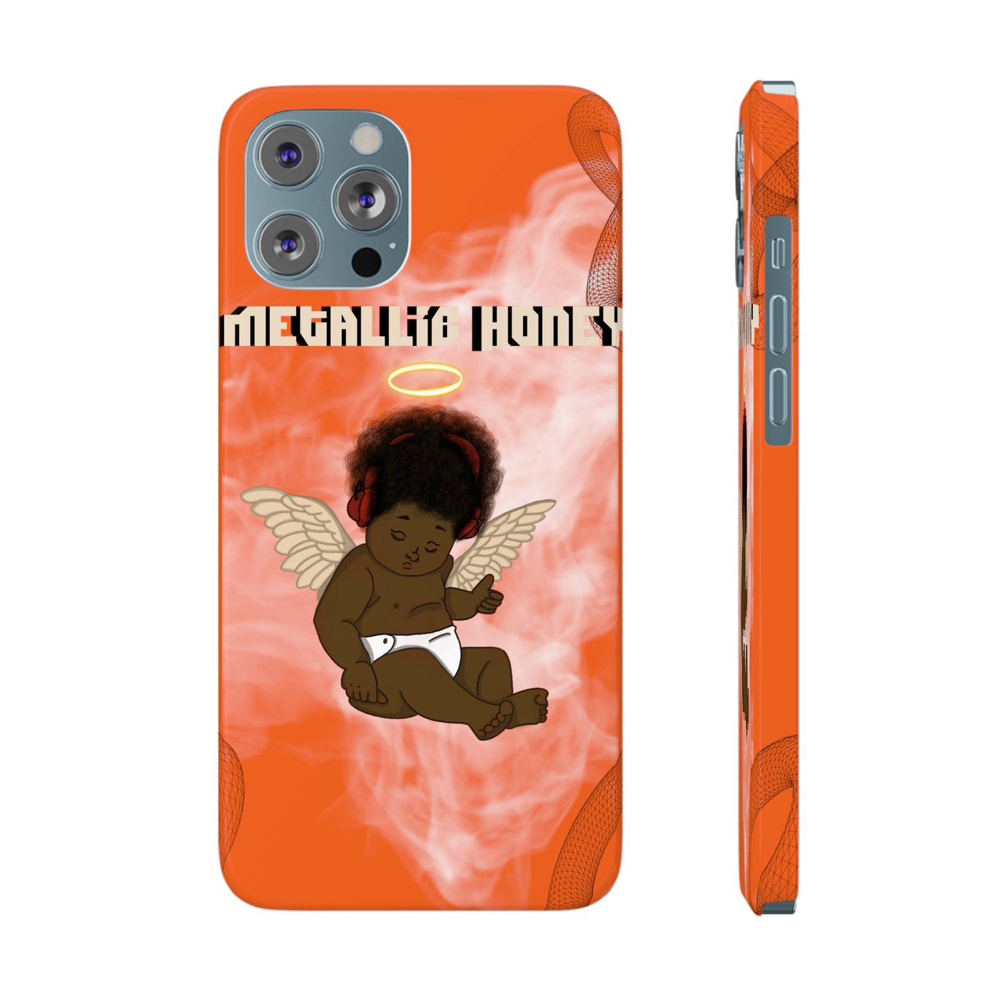 Metallic Cloud Case (Orange) iphone 12