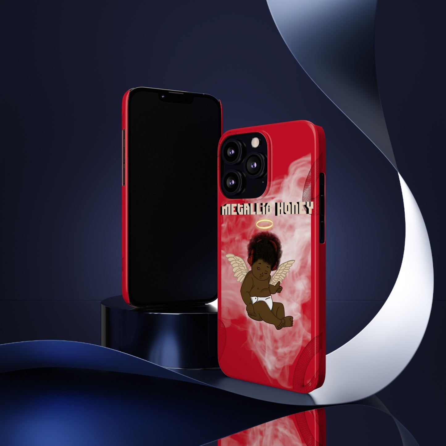 Metallic Cloud Case (Red) iphone 13