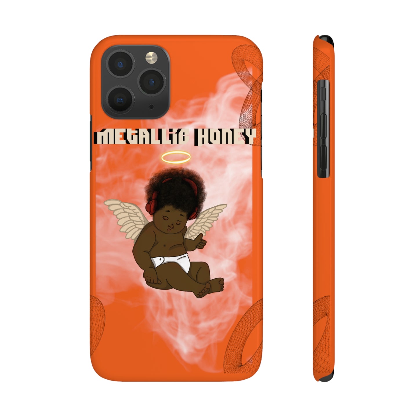 Metallic Cloud Case (Orange) iphone 11