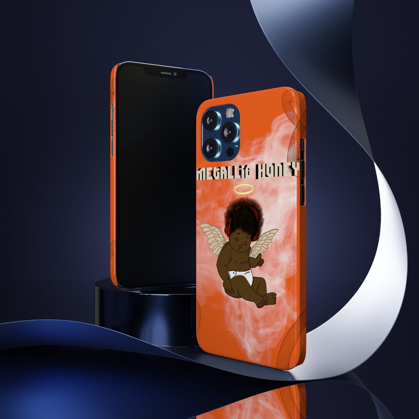 Metallic Cloud Case (Orange) iphone 12