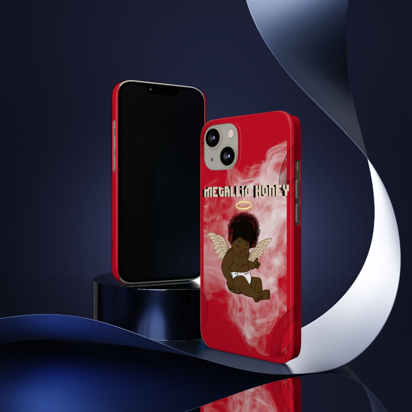 Metallic Cloud Case (Red) iphone 13