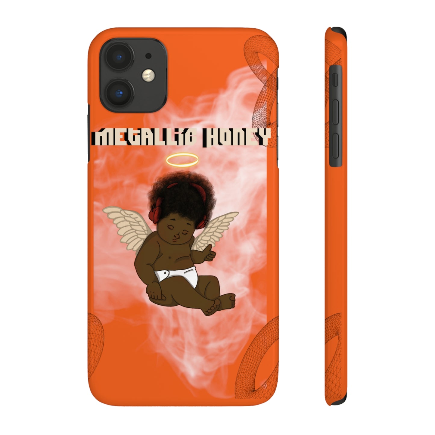 Metallic Cloud Case (Orange) iphone 11