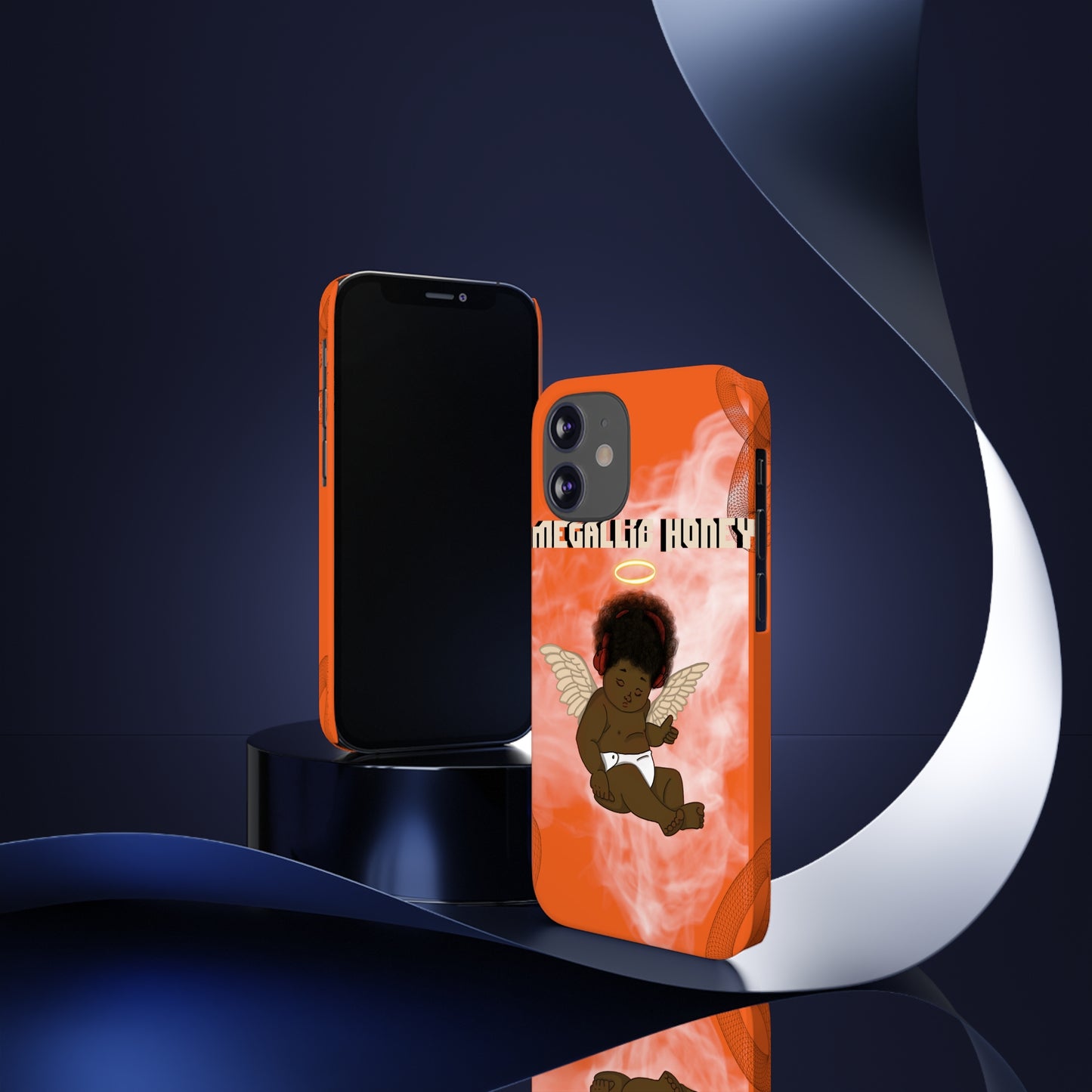 Metallic Cloud Case (Orange) iphone 12