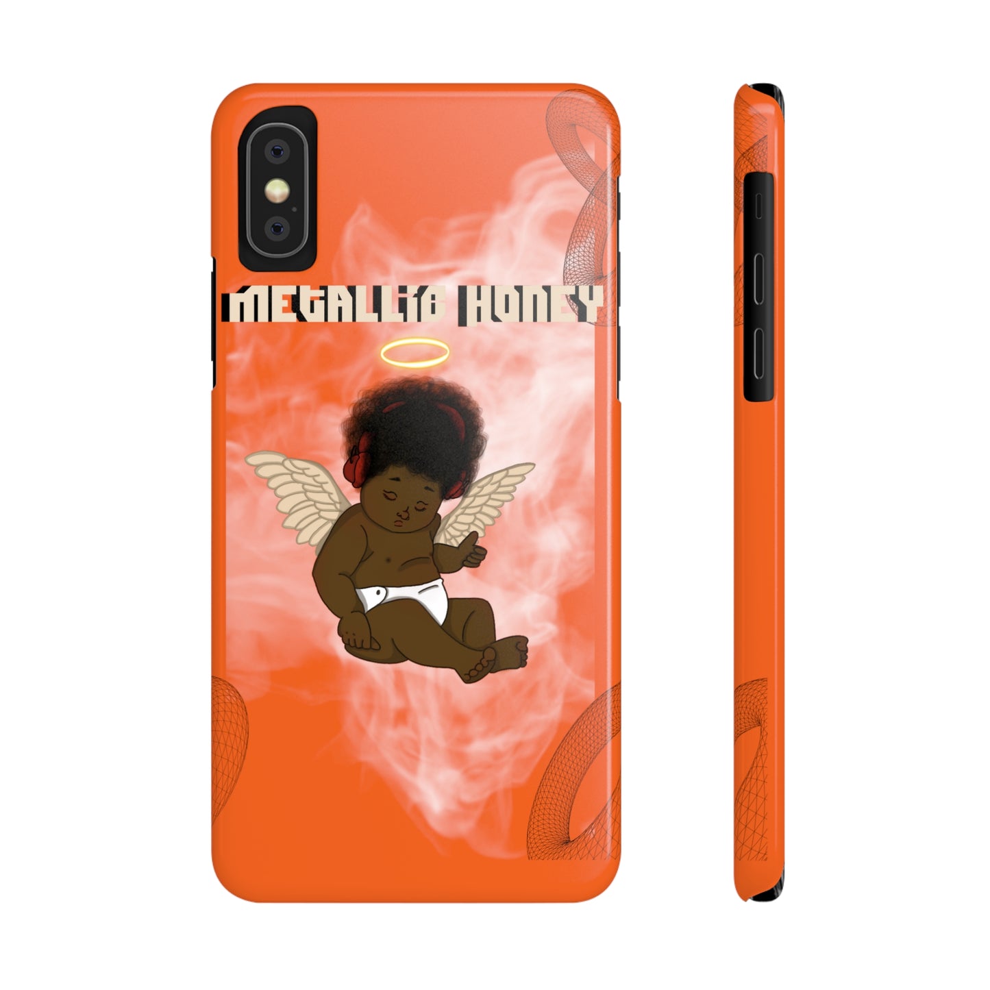 Metallic Cloud Case (Orange) iphone XS
