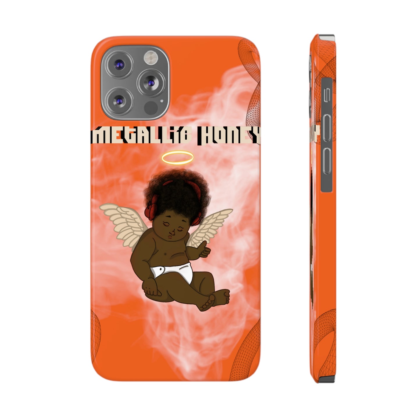 Metallic Cloud Case (Orange) iphone 12